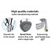 Shower Head handheld High Pressure Shower kit with Hose Bracket Holder Teflon tape - B07GVH73GN